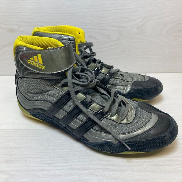 Rare Adidas Tyrint 08 Wrestling Shoes Men\'s Size 10 Gray Comfort Lace Up main image 7